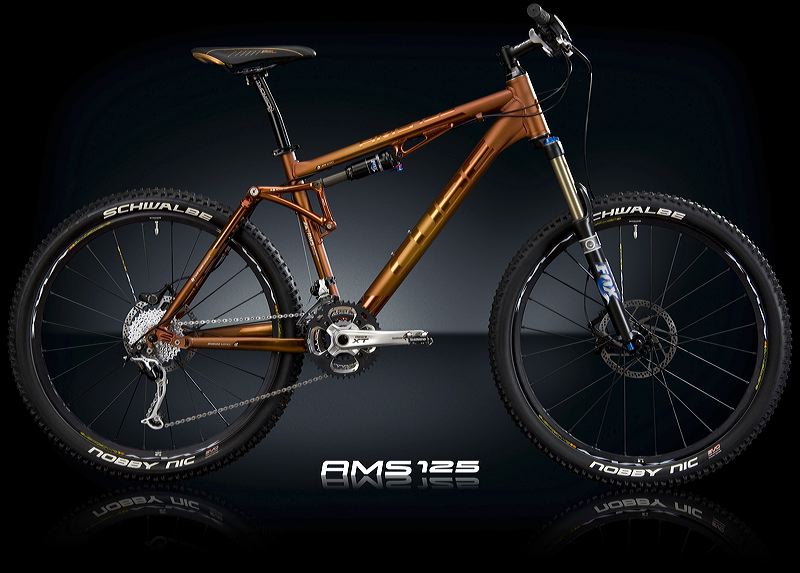 CUBE AMS 125 BROWN ANODIZED