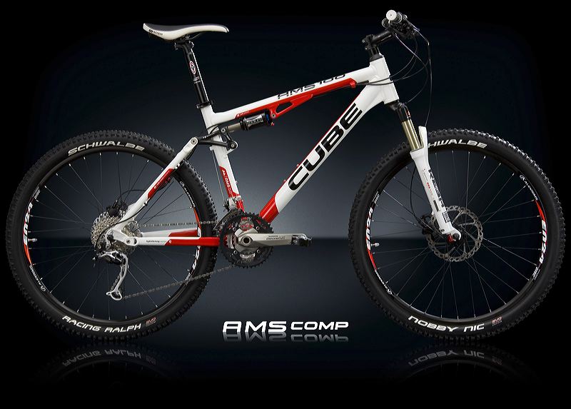 CUBE AMS COMP WHITE 'N' RED